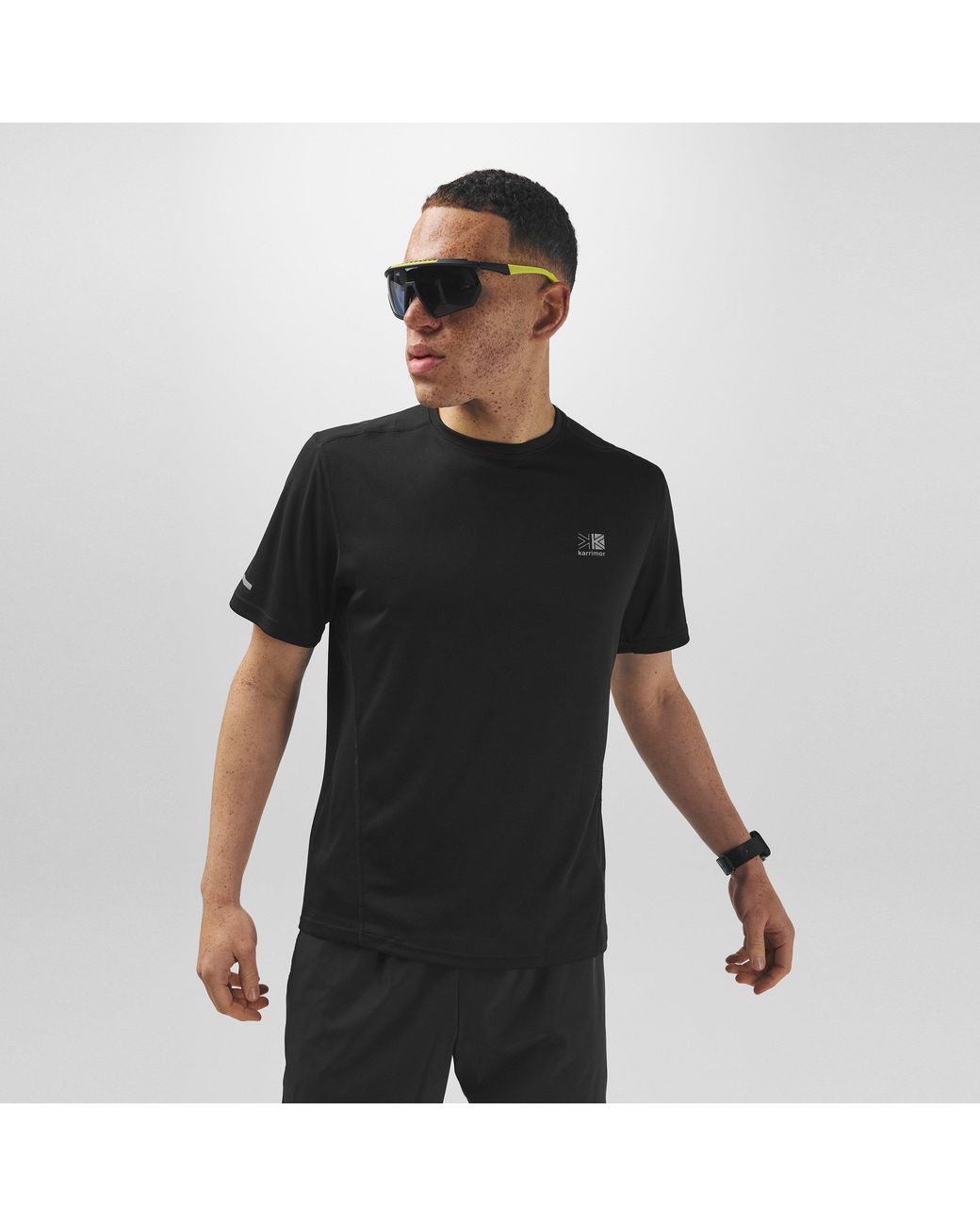 Karrimor Black Run Short Sleeve T Shirt for men