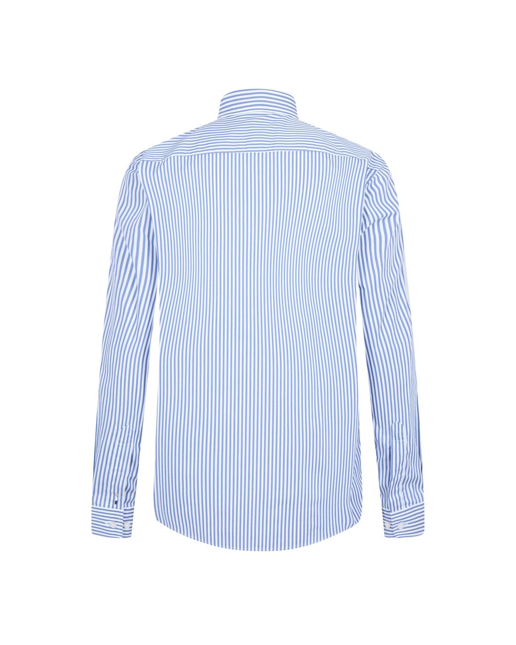 Boss Blue Roan Bd Striped Long Sleeve Shirt for men