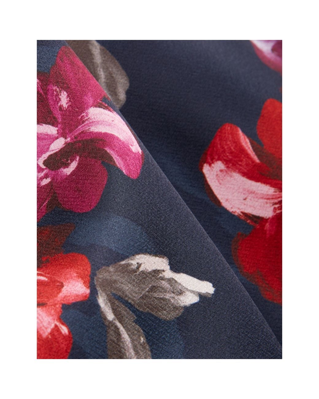Ted Baker Blue Ted Floral Drape Top Ld71