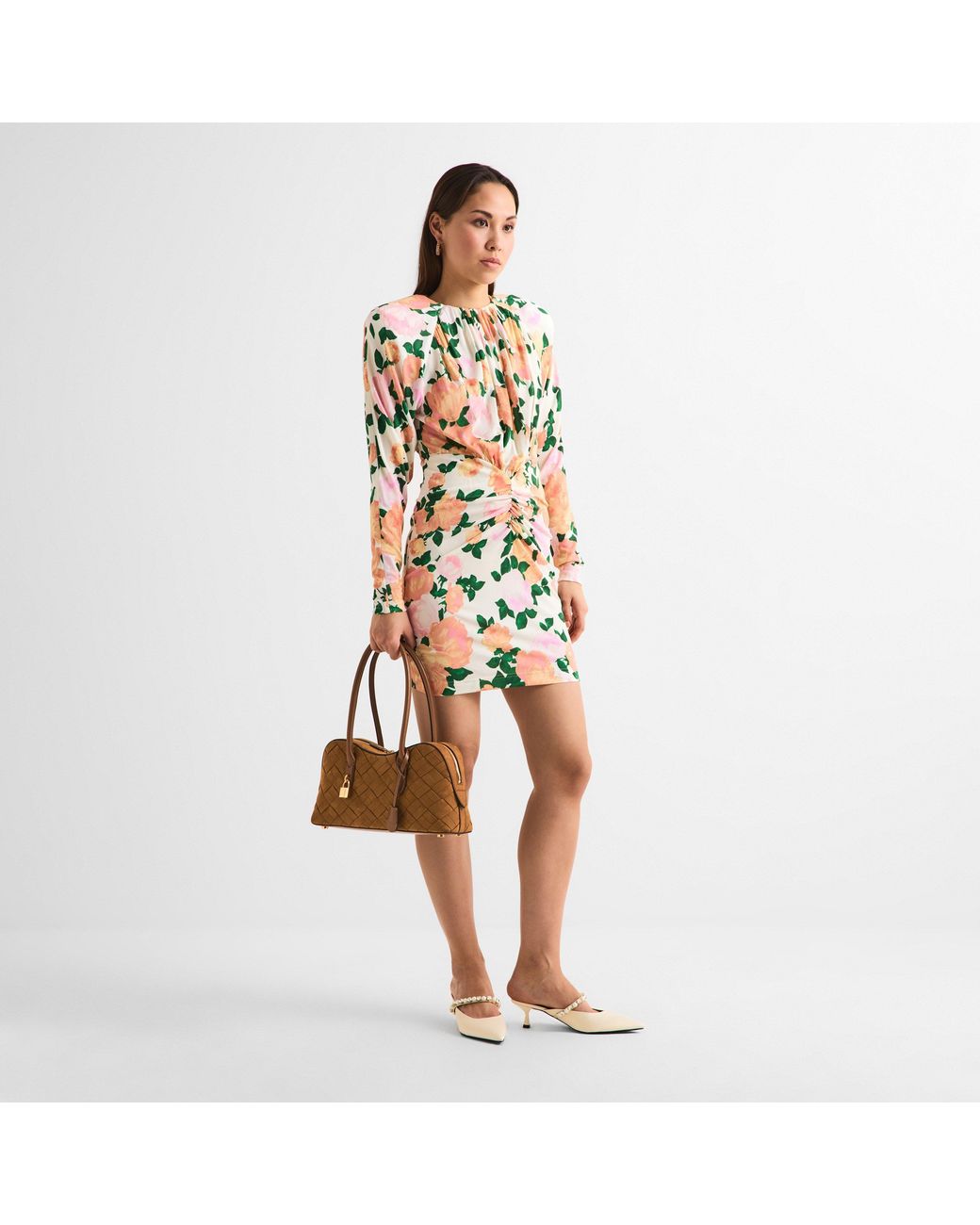 Stella McCartney Brown Top Handle Bag