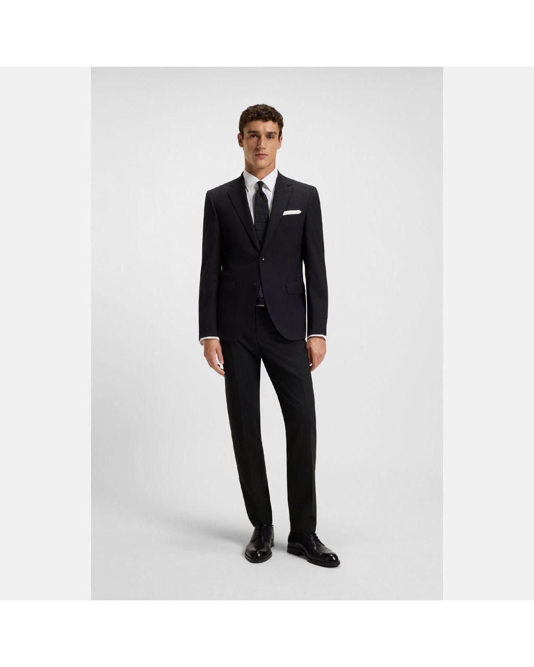 Boss Blue H-Genius-Mm-224 Slim-Fit Trousers for men