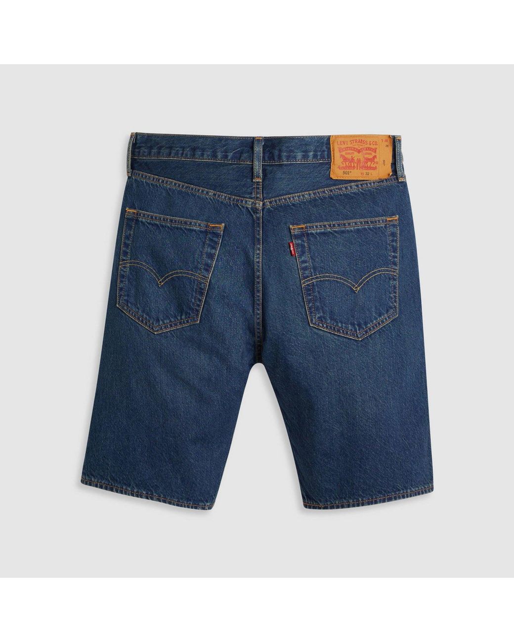 Levi's Blue 501 Original Denim Shorts for men