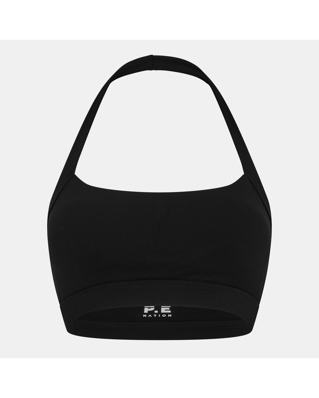 P.E Nation Black Unwind Medium Impact Sports Bra