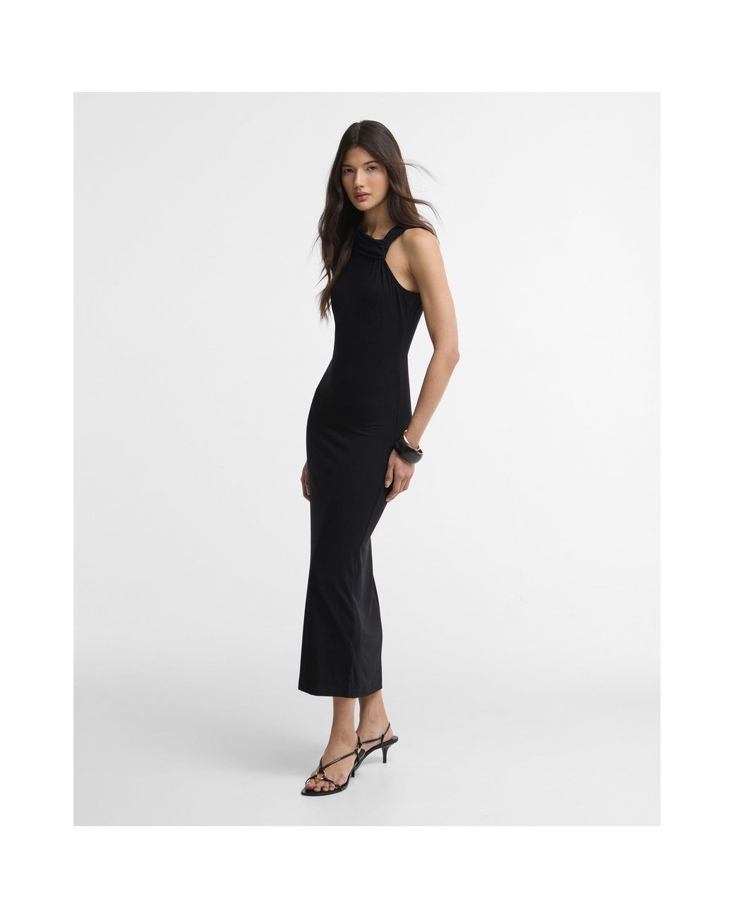 Barbour Black Long Maxi Dress