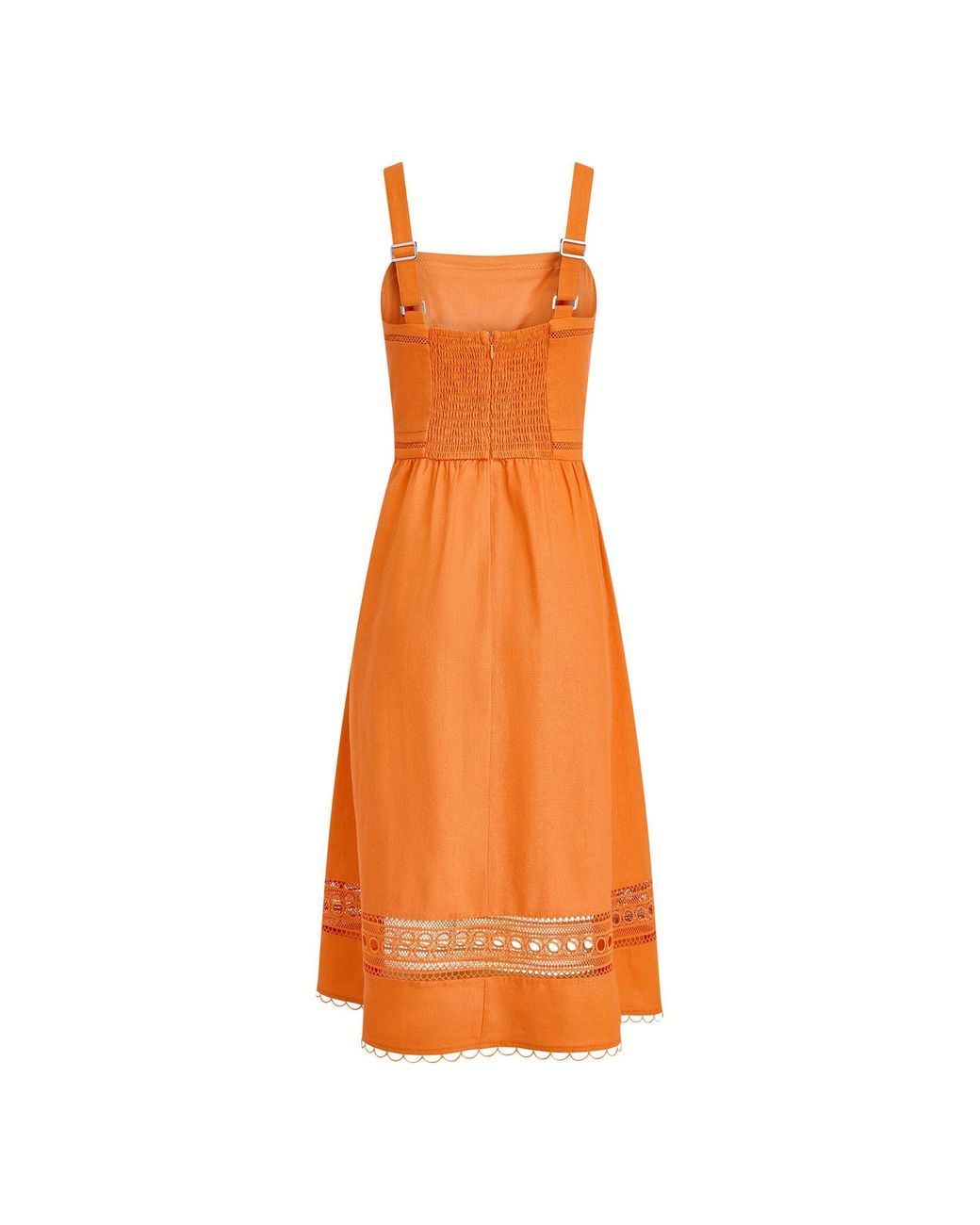 DKNY Orange Swing Dress