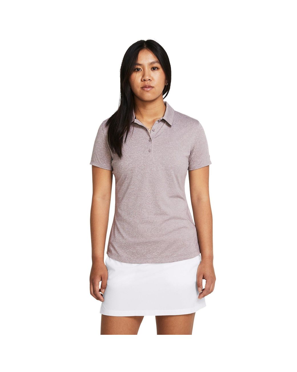 Under Armour Purple Ladies Playoff Short-Sleeved Polo Shirt