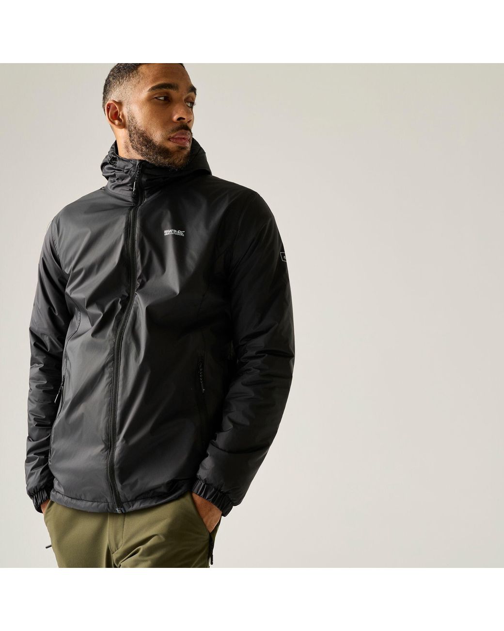 Regatta Black Kybre Waterproof Fleece Jacket for men