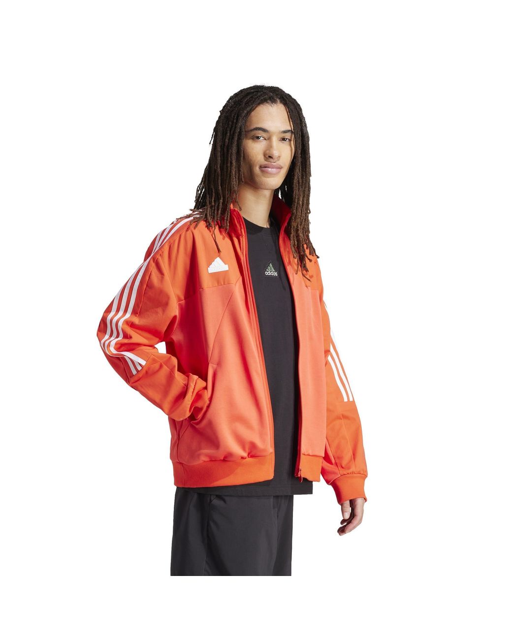 Adidas Orange Tiro Tracksuit Top for men