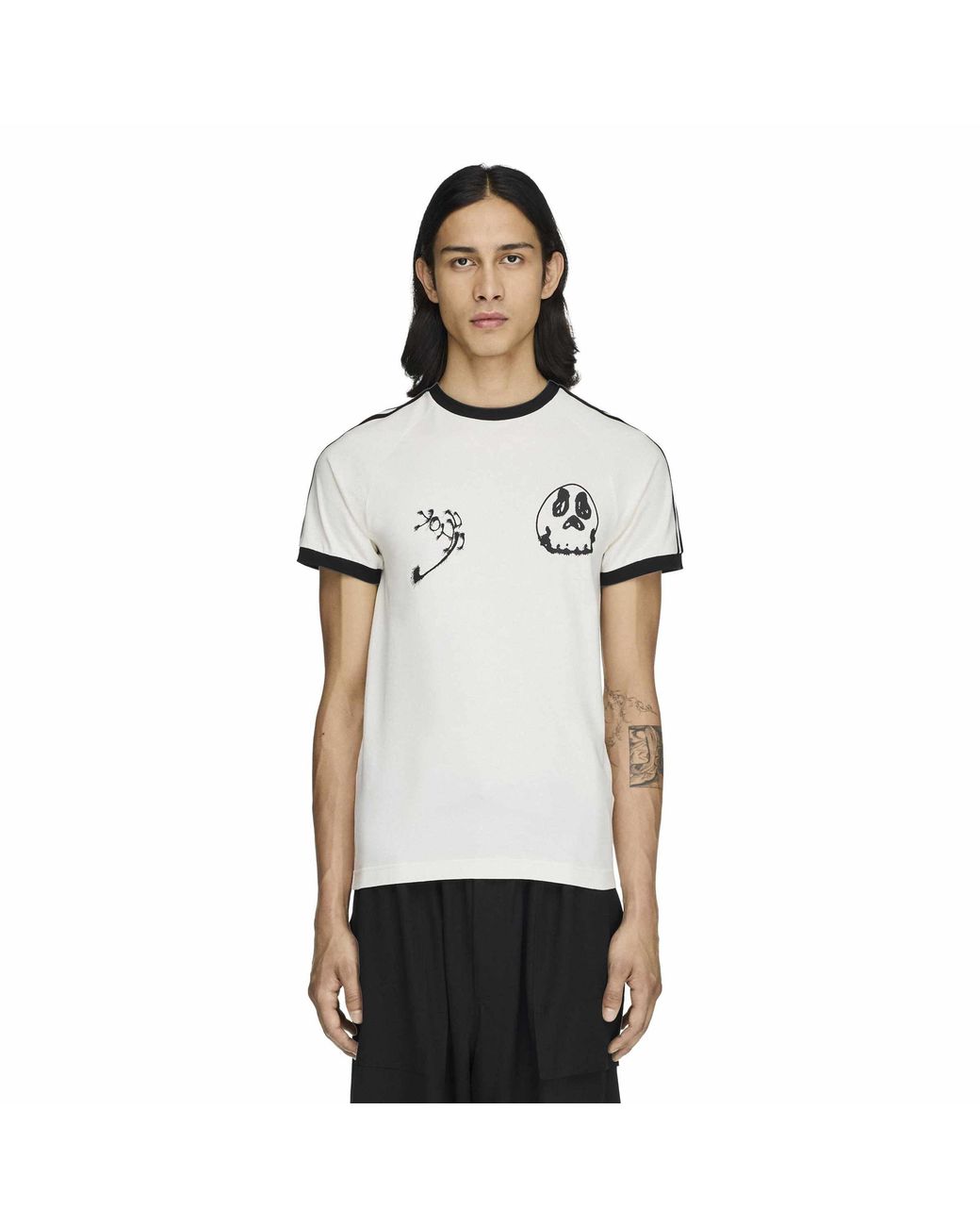 Y-3 Natural Gfx Cali Cotton Short-Sleeve T-Shirt for men