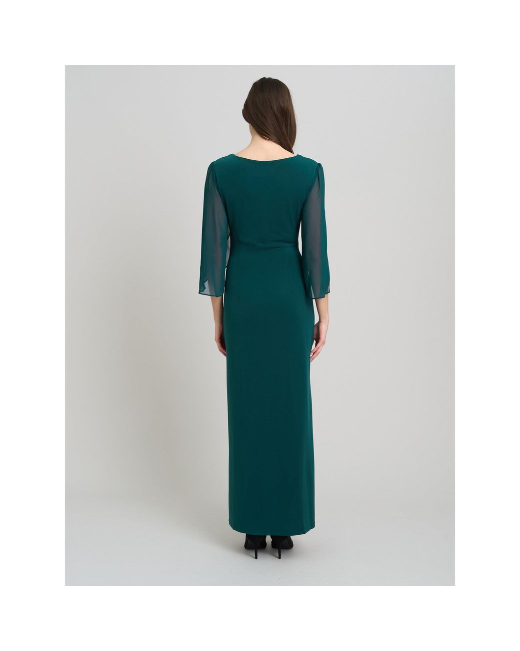 Gina Bacconi Blue Iulia Printed Sheath Dress