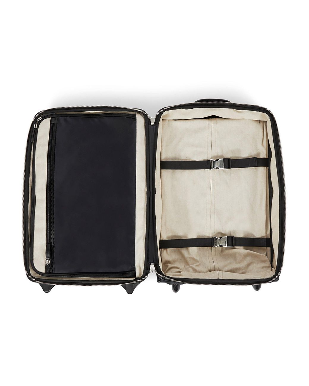 Fpm Black Adults Wheeled Duffle Soft Suitcase