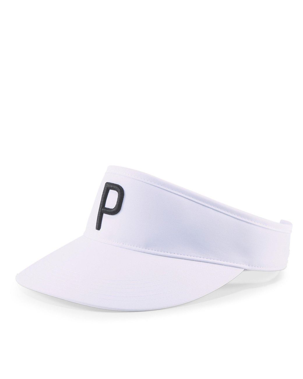 PUMA White P Visor Adjustable Golf Cap for men
