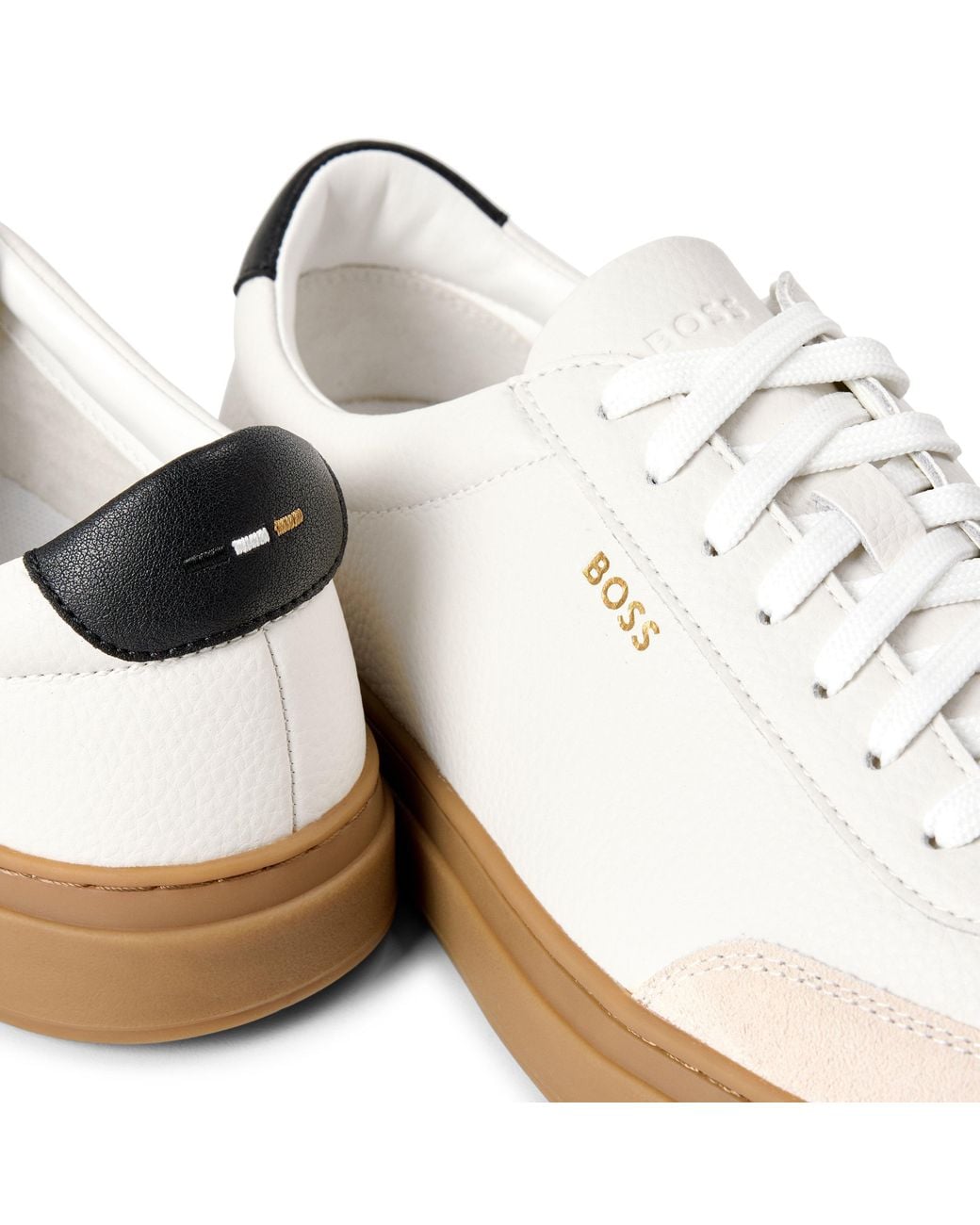 Boss White Kieran Trainers for men