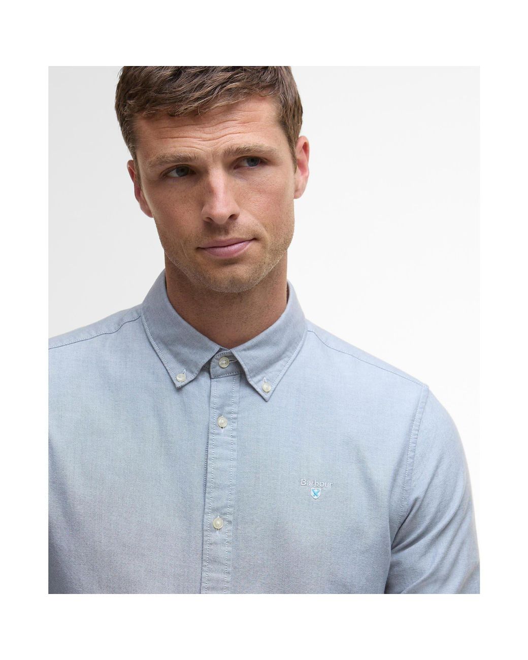 Barbour Blue Oxford Shirt for men