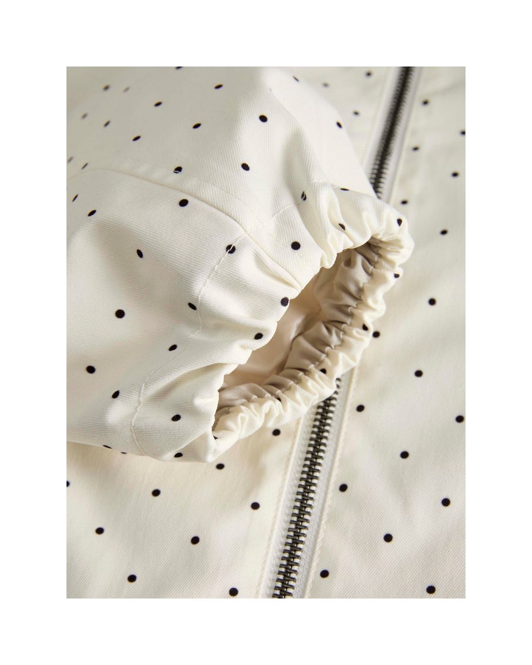JJXX White Polka Dot Harrington Jacket
