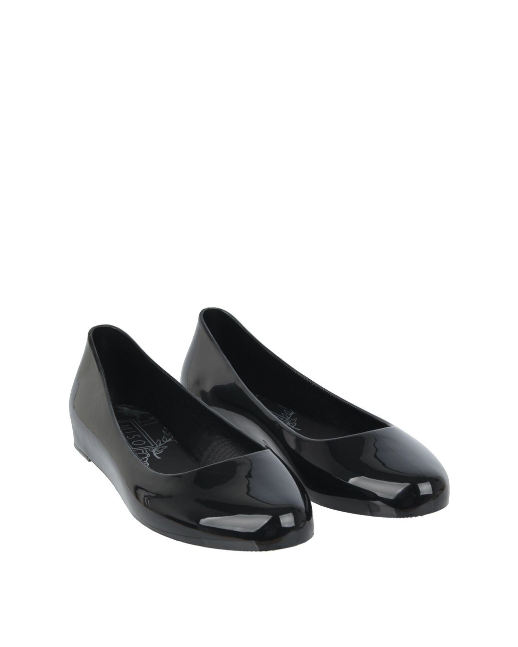 Miso Black Jelly Ballet Pumps
