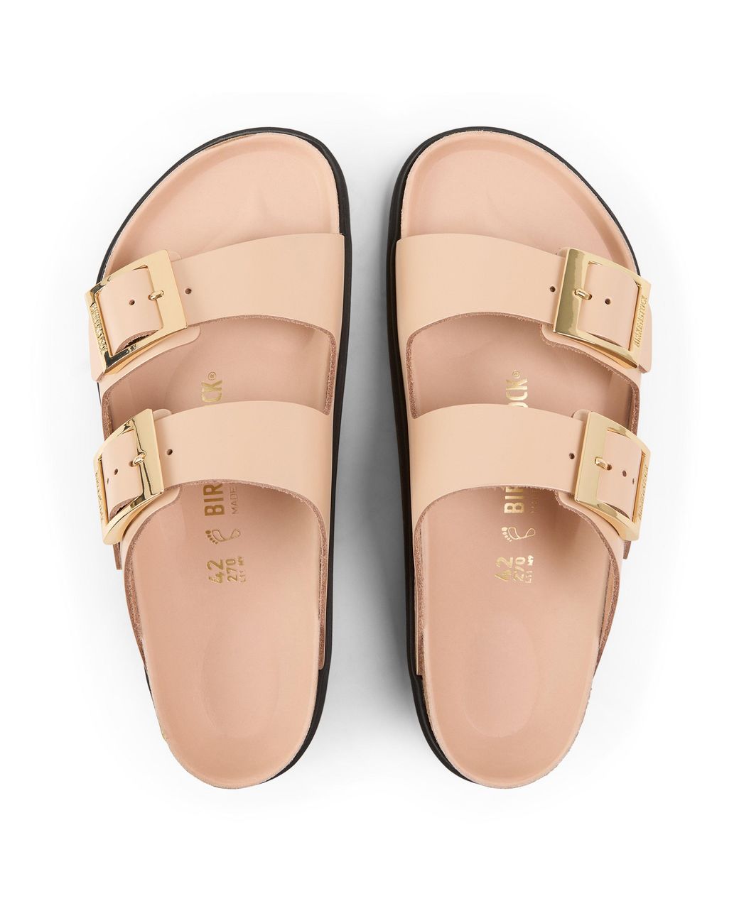 Birkenstock Natural Arizona Droplet Buckle