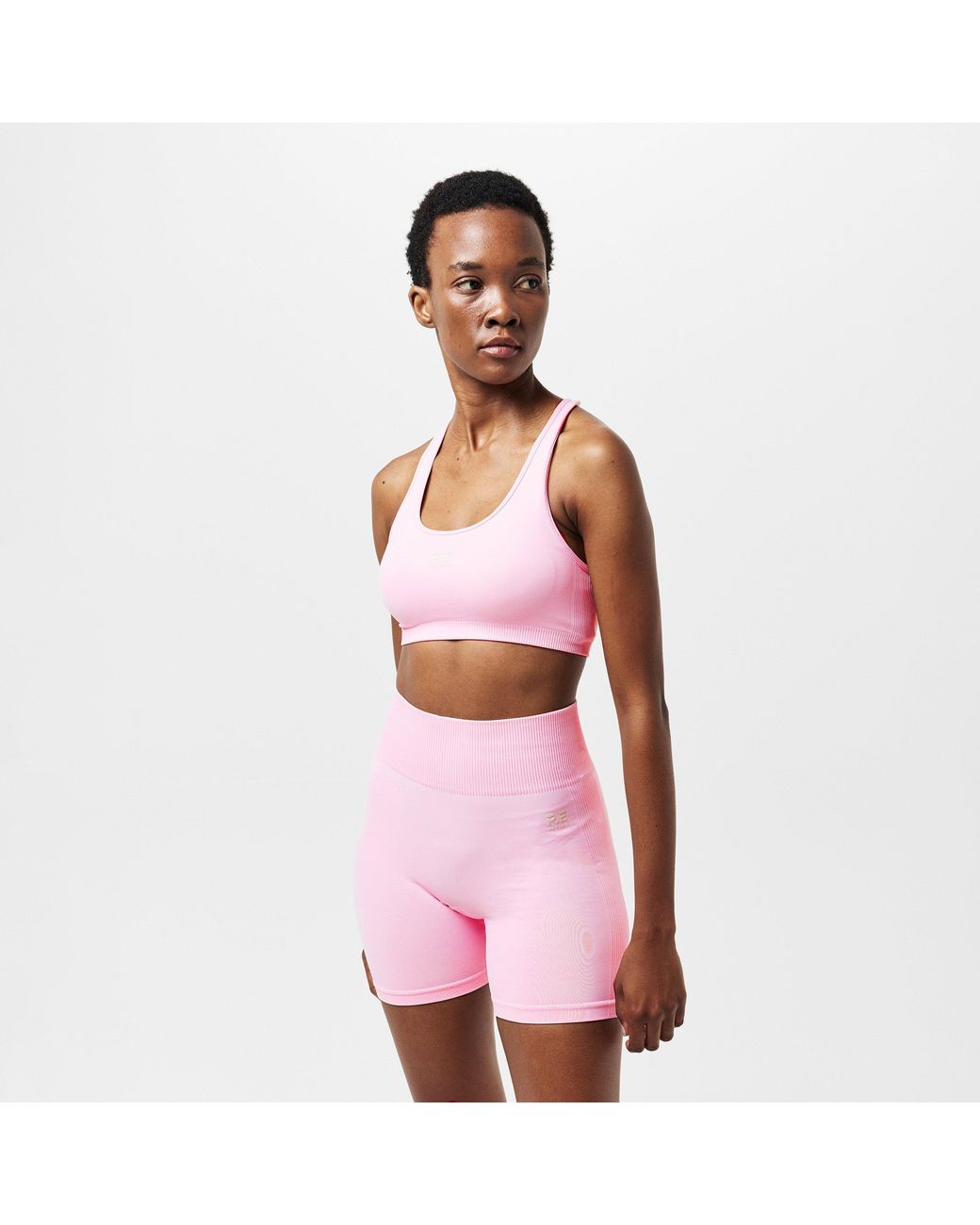 P.E Nation Pink Restore Medium Impact Sports Bra