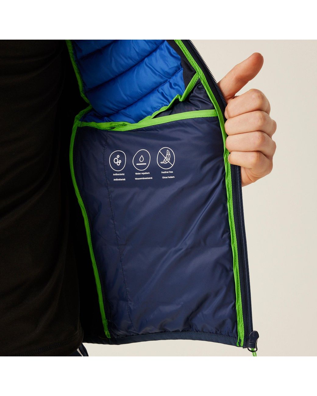 Regatta Blue Leedre Hybrid Gilet for men