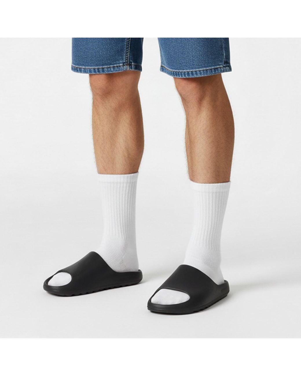 Jack Wills Black Jw Chunky Sliders