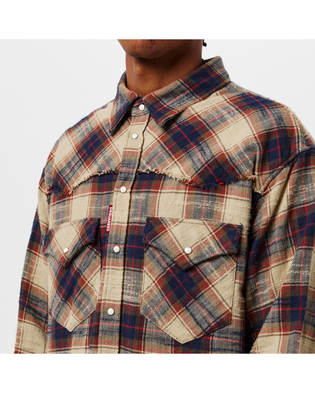 DSquared² Multicolor Long Sleeve Cowboy Shirt for men