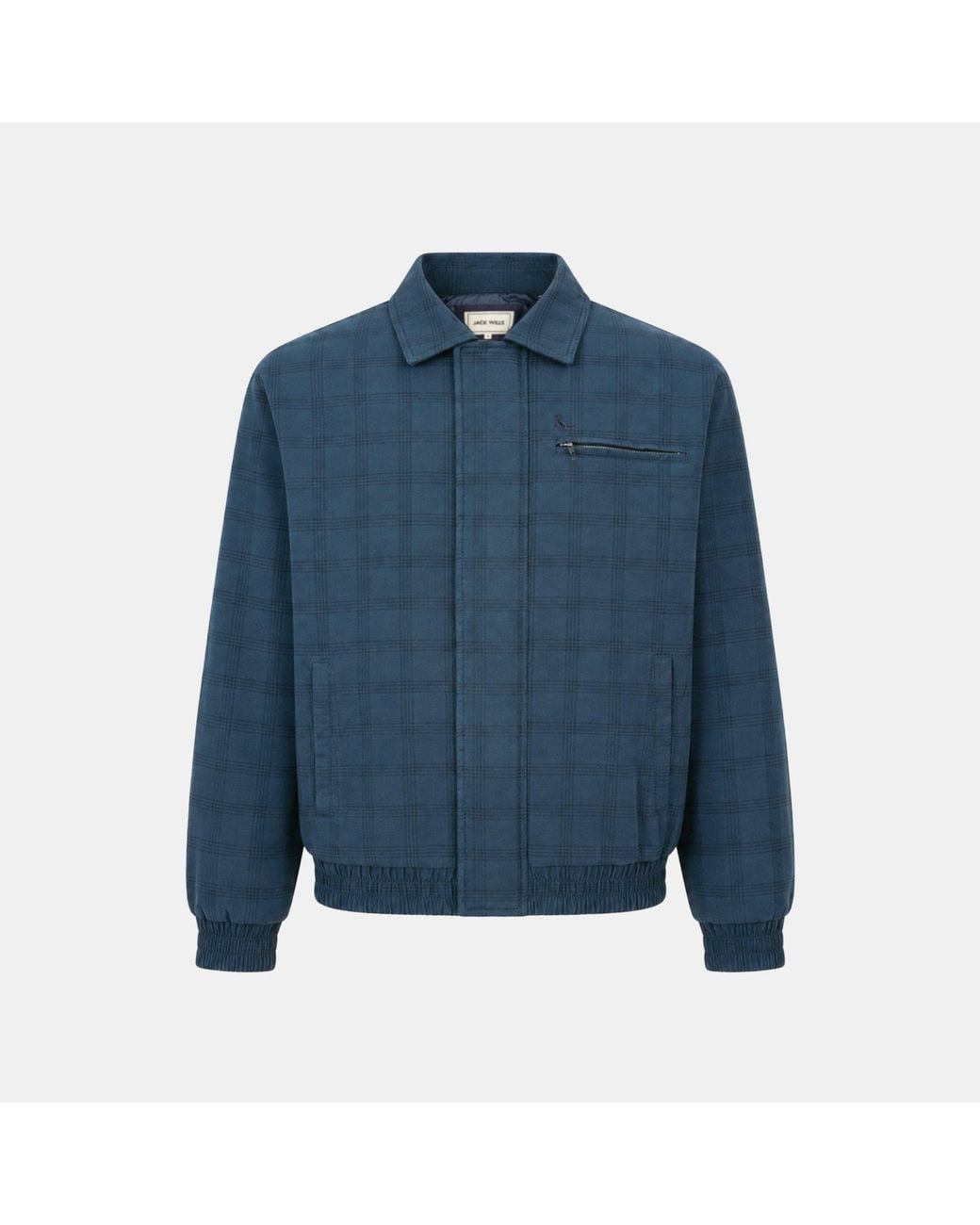 Jack Wills Blue Jw Wshdchk Bomber Sn64 for men