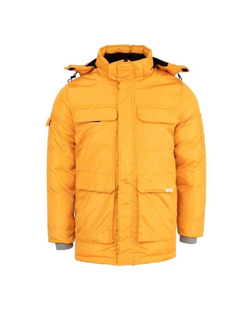 Lee Cooper Cooper Padded Parka Jacket in Orange for Men Lyst UK