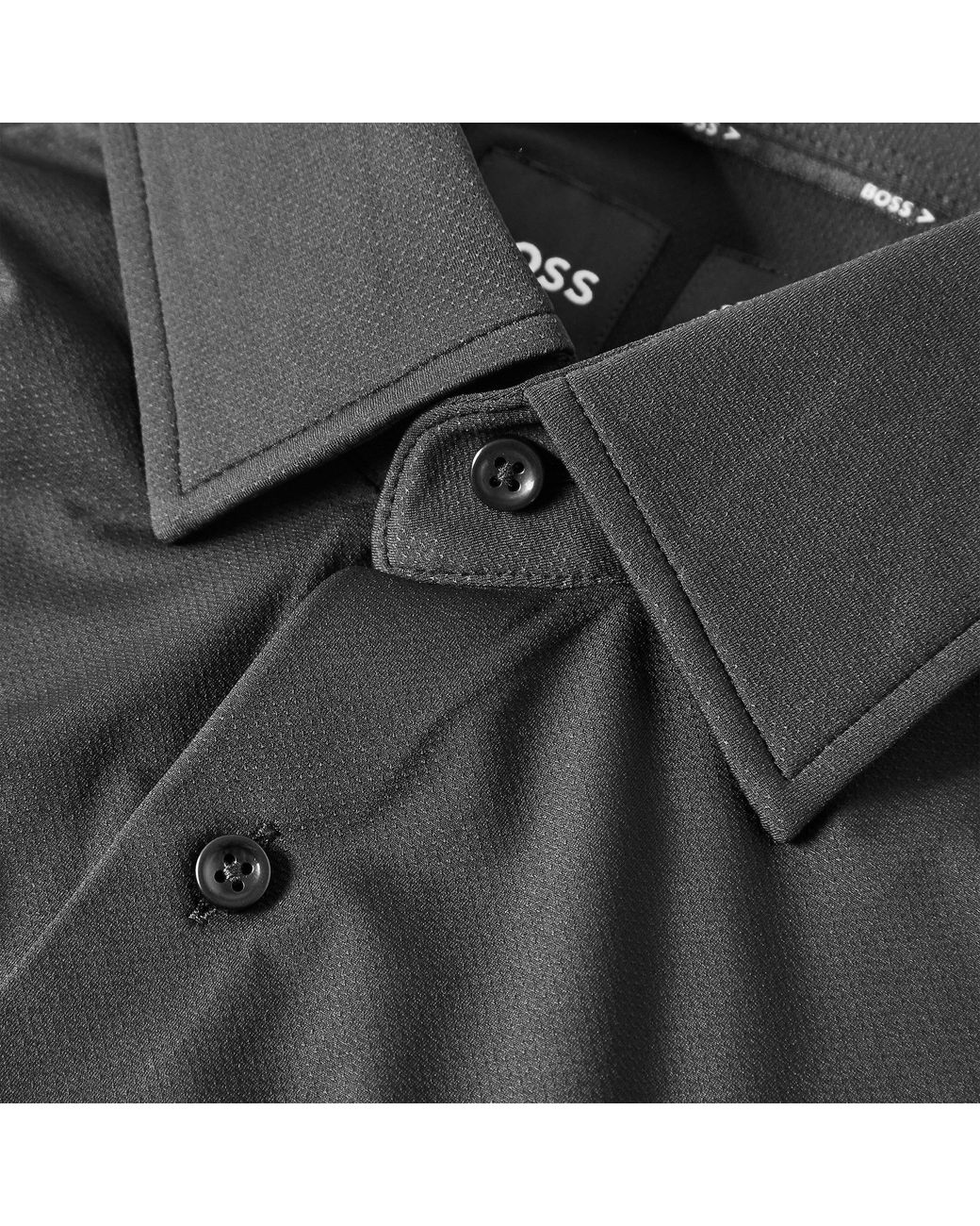 Boss Blue P Hank Kent Long Sleeve Oxford Shirt for men