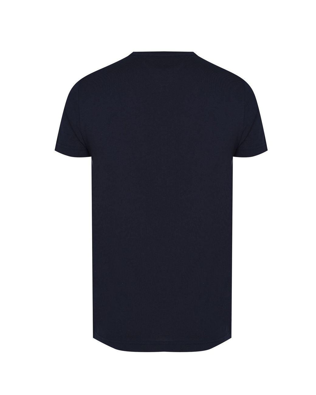 Tommy Hilfiger Blue Logo Crew Neck T Shirt for men
