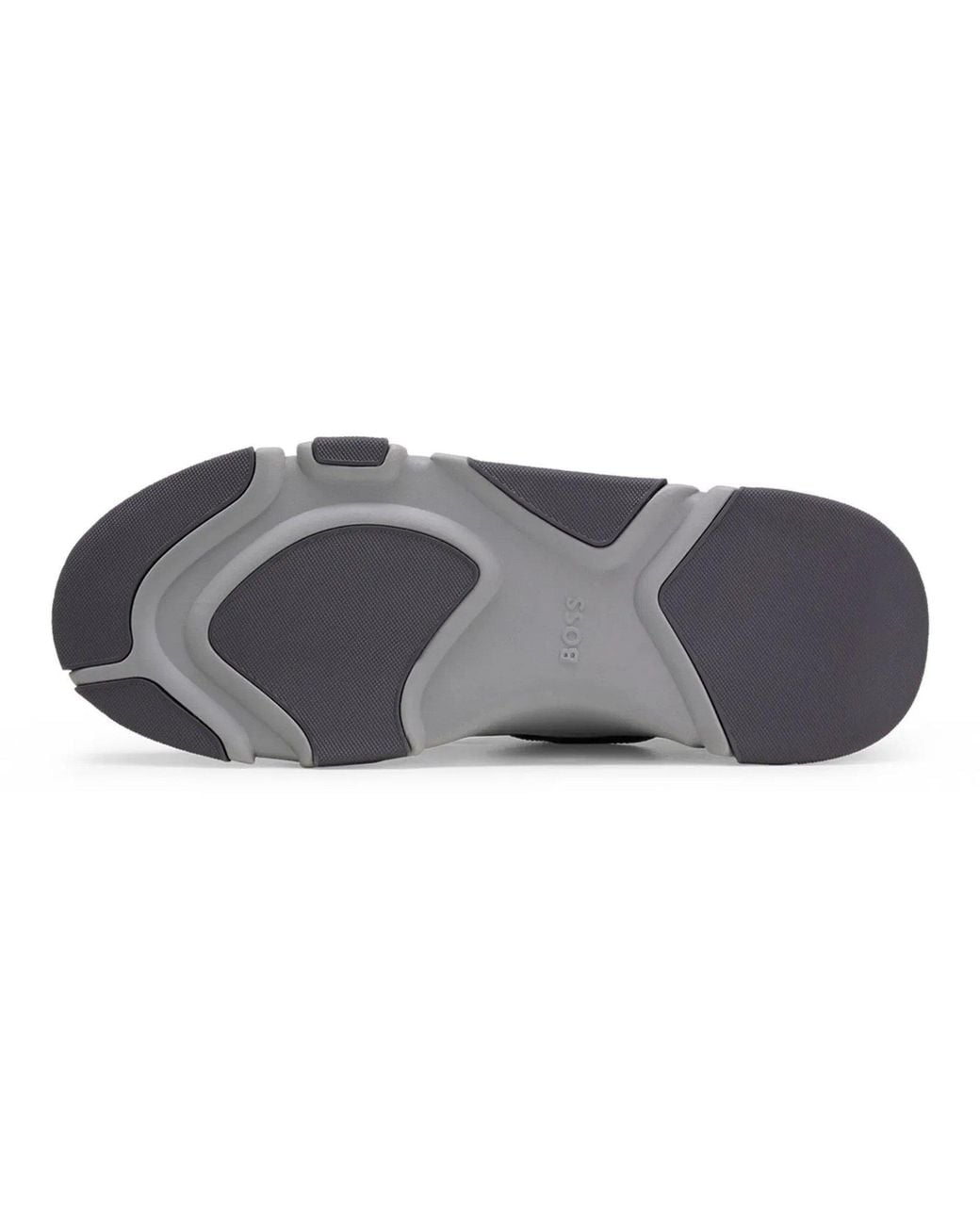 Boss Gray Asher Runners Casual Low-Top Trainers for men