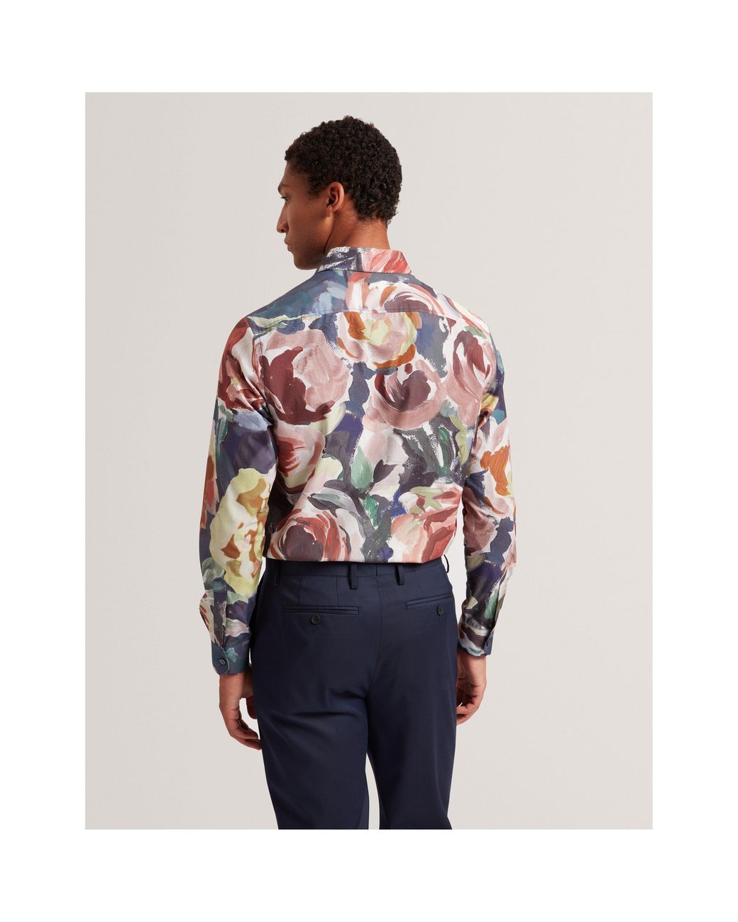 Ted Baker Multicolor Floral Long-Sleeve Patterned Shirt for men