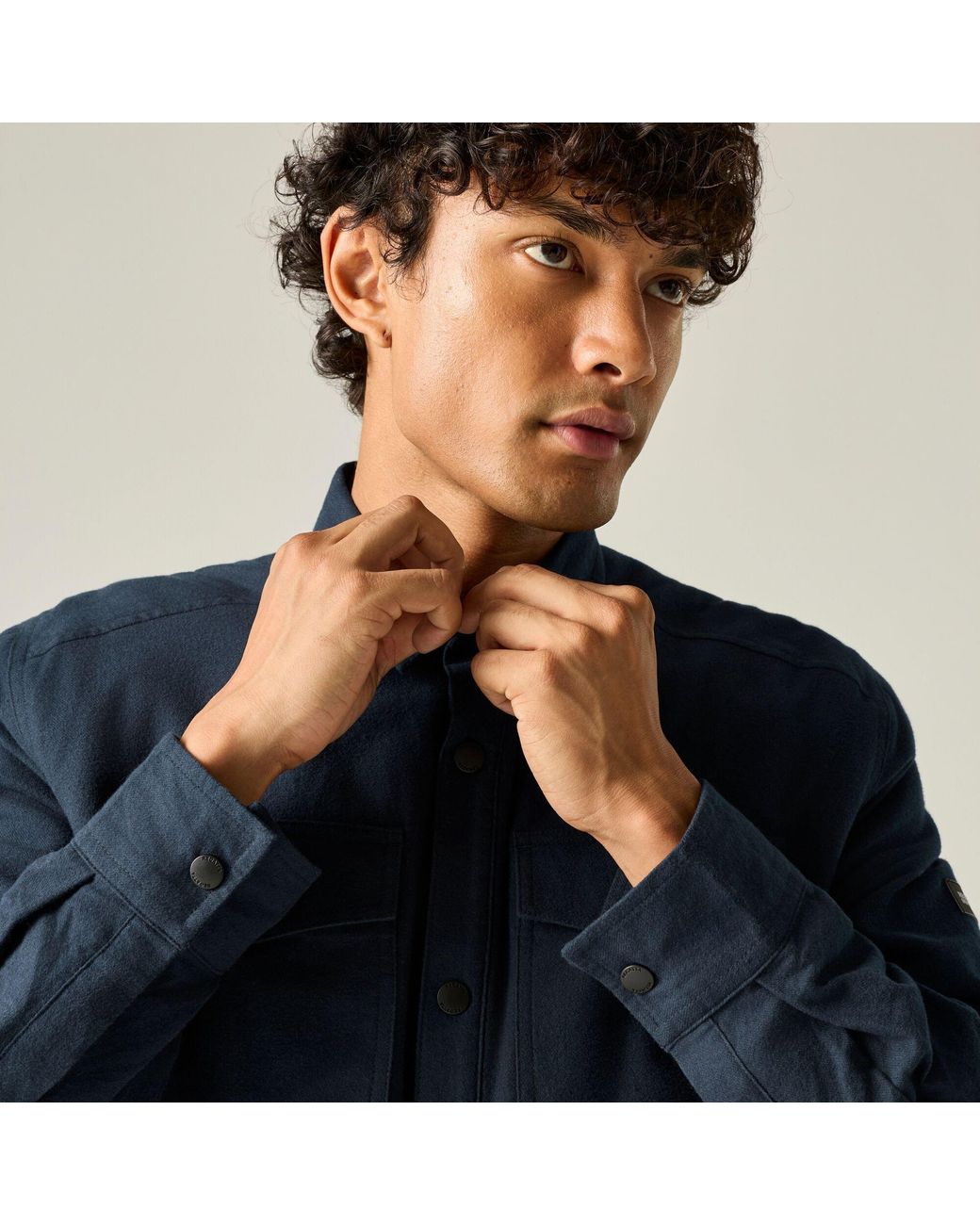 Regatta Blue Spennith Shacket for men