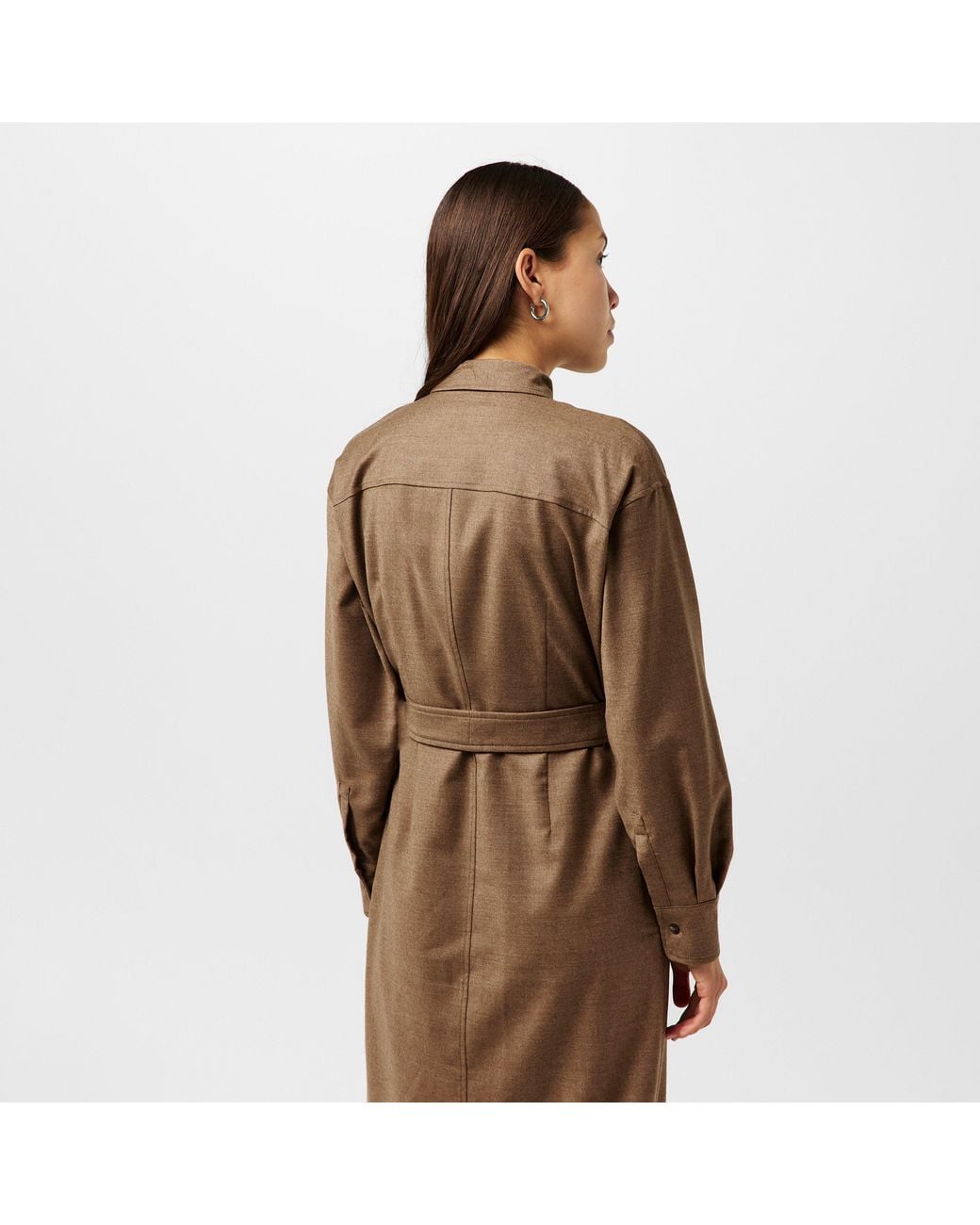 Weekend by Maxmara Brown Stemma Long Maxi Dress