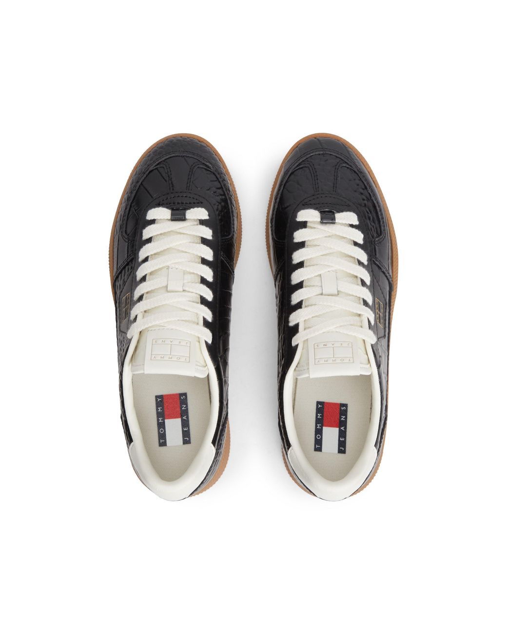 Tommy Hilfiger Black Greenwich Edge Suede Low-Top Trainers