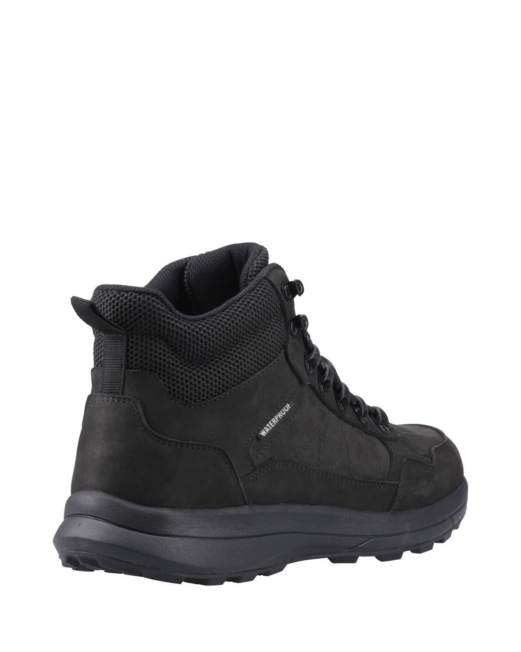 Cotswold Black Oddington Waterproof Nubuck Hiker Boots for men