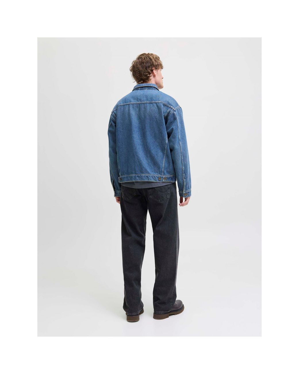 Jack & Jones Blue Alex Wide Leg Jeans for men