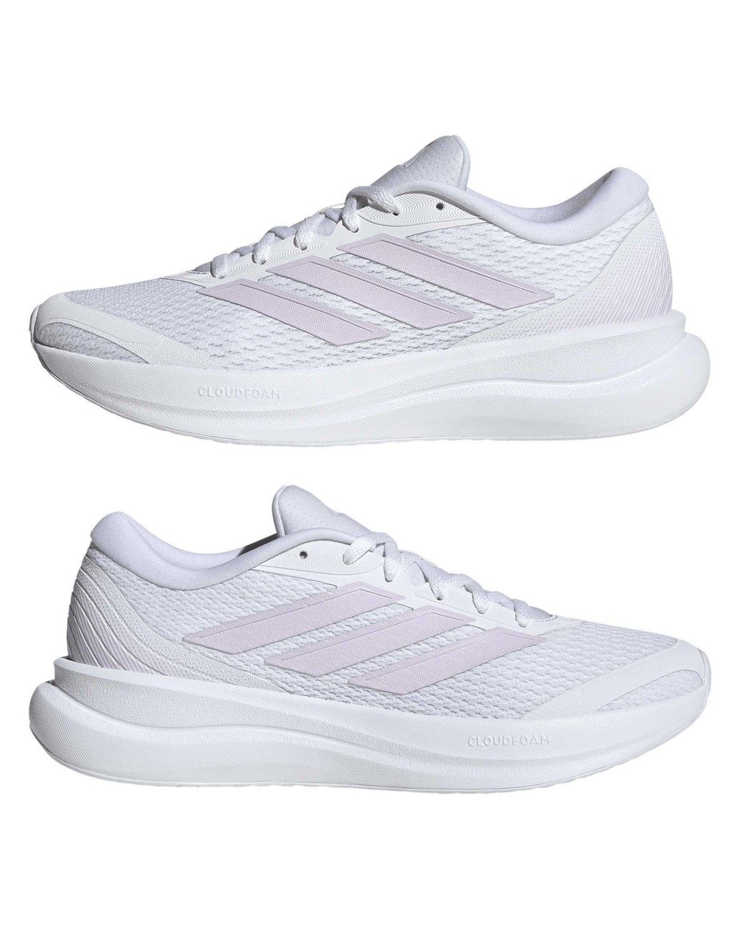 Adidas White Runfalcon 6 Road Running Shoes