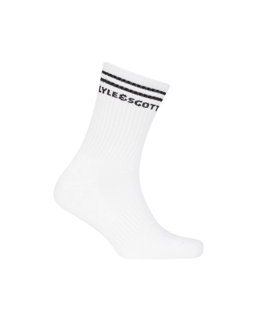 Lyle & Scott Black Reinforced Work Socks for men