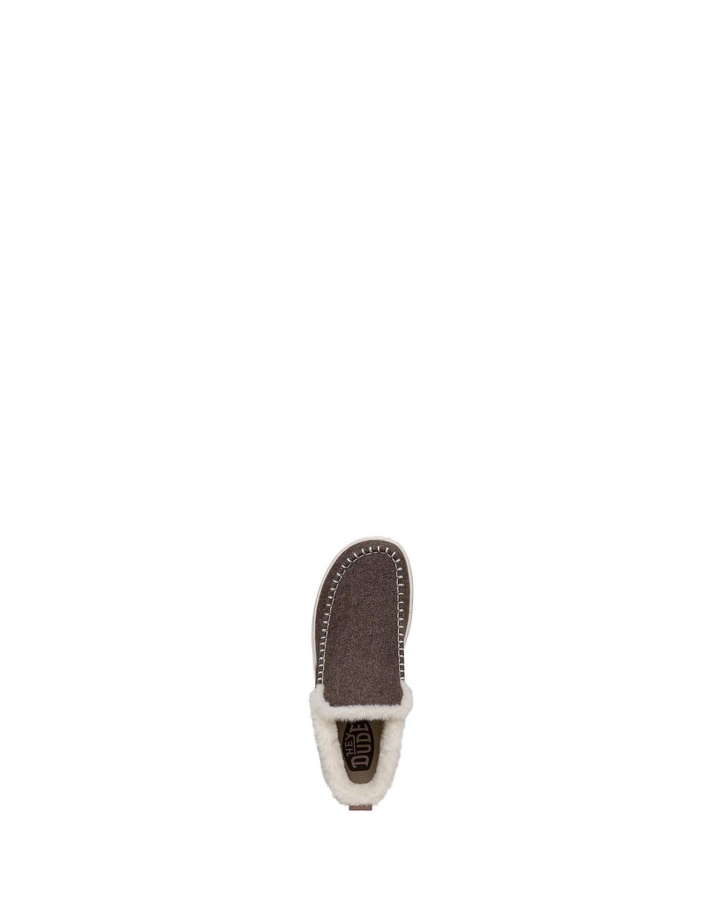HeyDude Brown Denny Wool Faux Shearling Boots