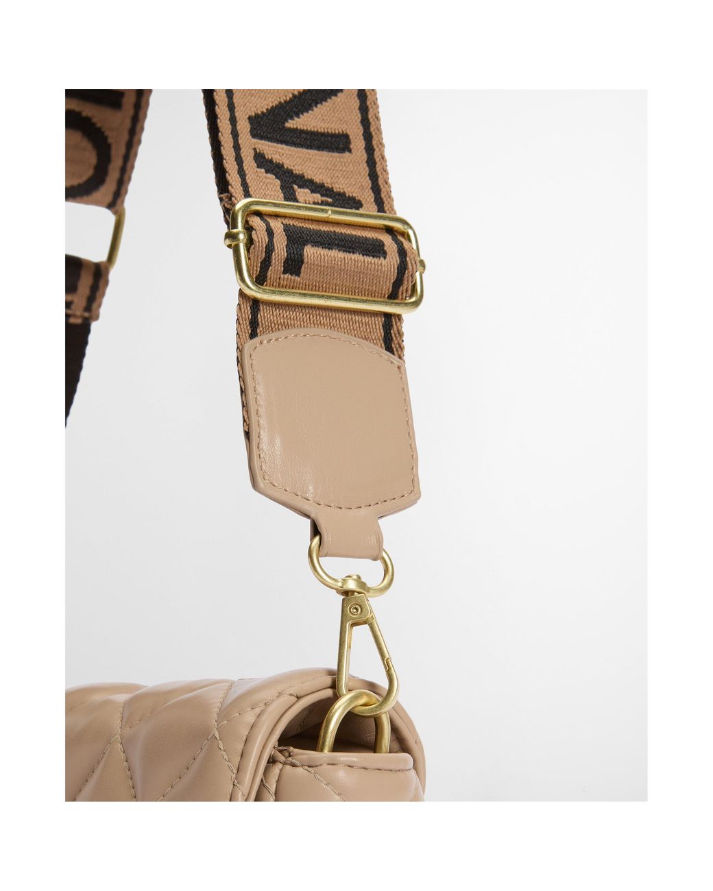 Barbour White Soft Quilt Mini Soho Crossbody Bag
