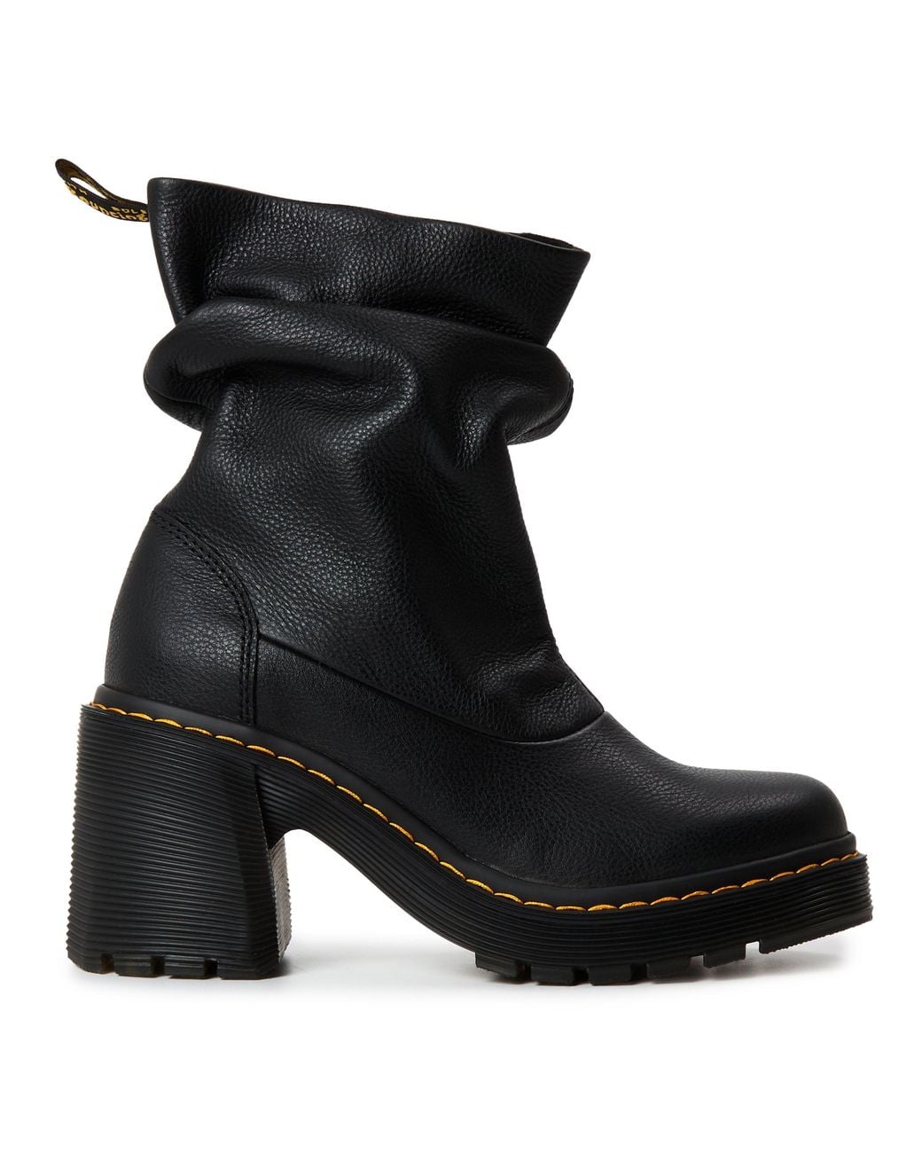 Dr. Martens Black Kasey Lo Heeled Ankle Boot