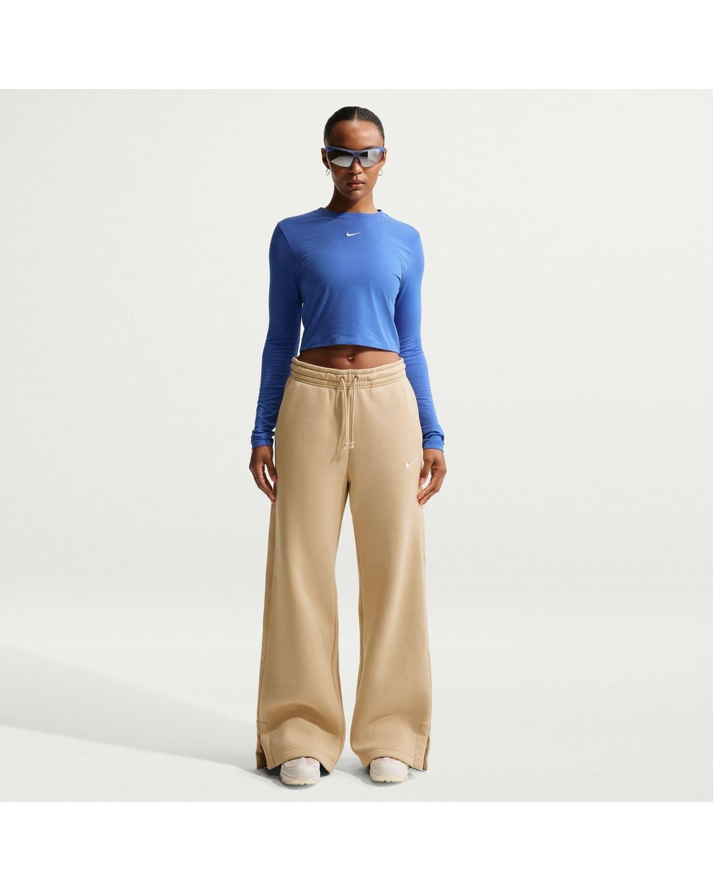 Nike Natural Sportswear Phoenix Fleece High-Waisted Wide-Leg Sweatpants