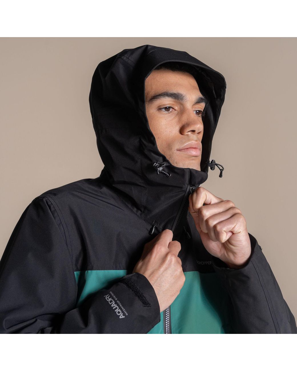 Craghoppers Green Vanth Waterproof Lightweight Jacket for men