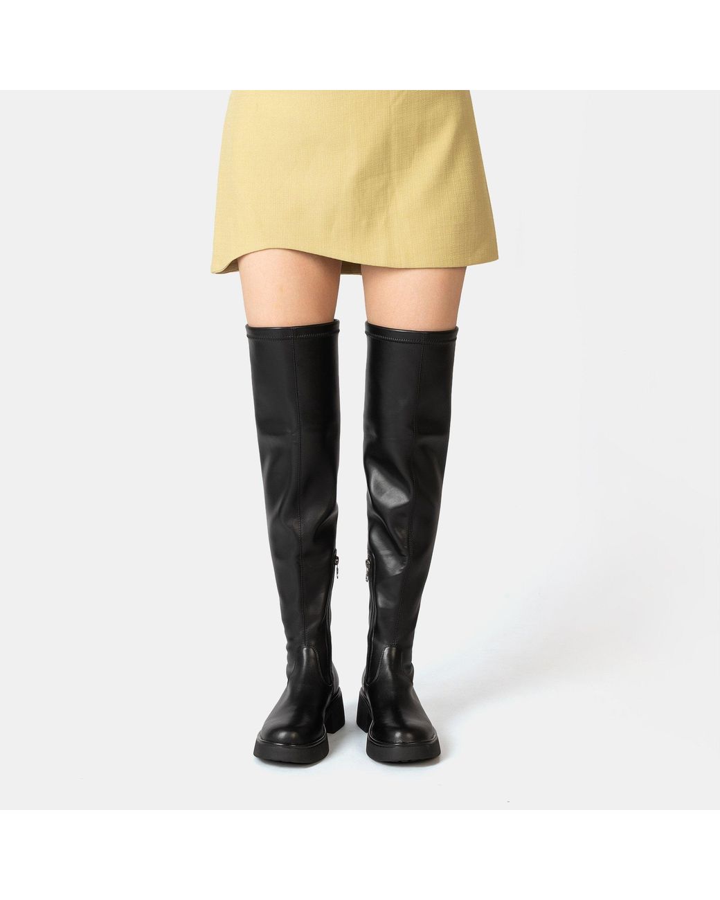 Miso Black Over The Knee Ladies Boots