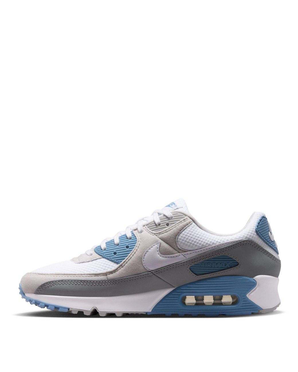 Nike Gray Air Max 90 Shoes for men