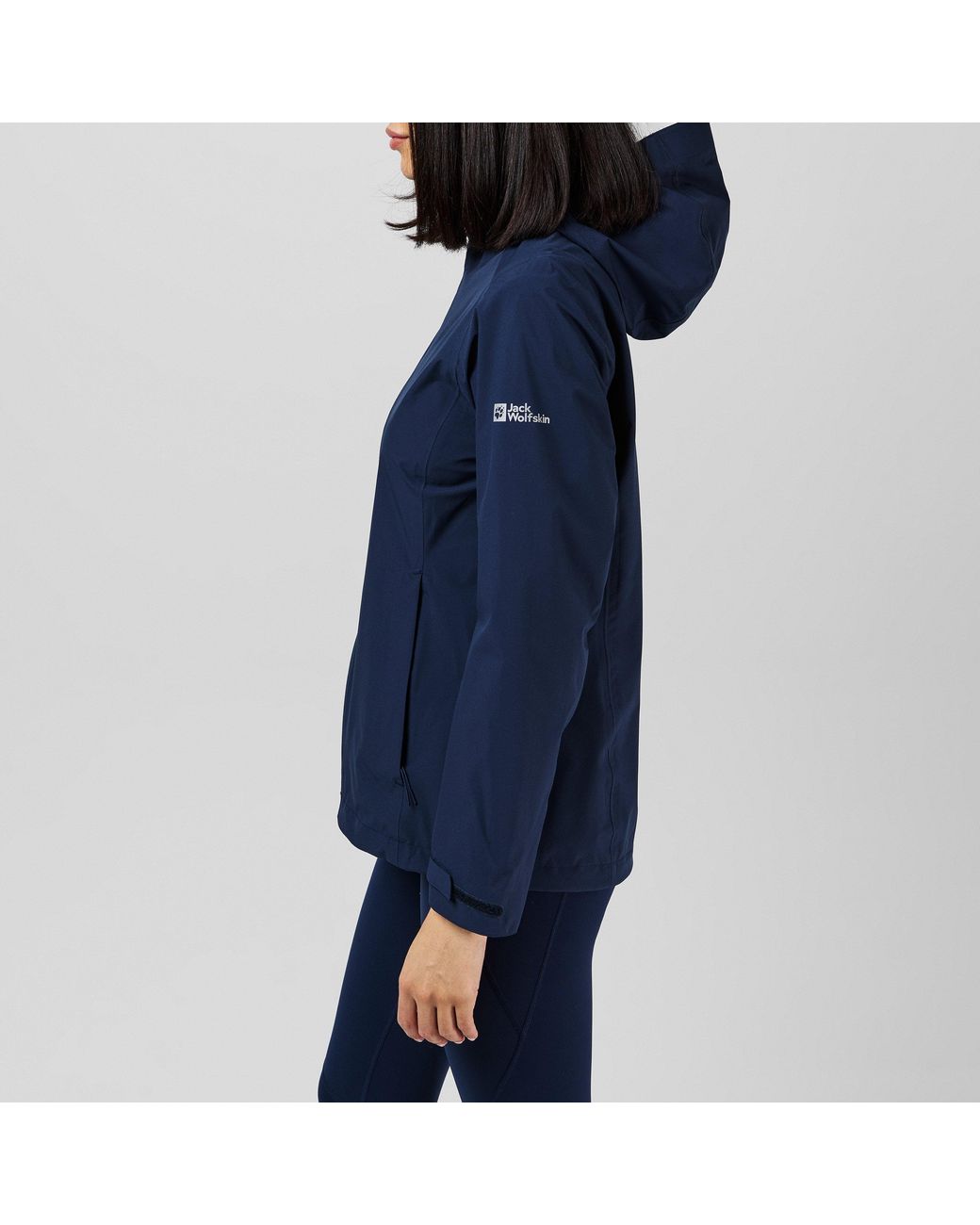 Jack Wolfskin Blue Waterproof Jacket
