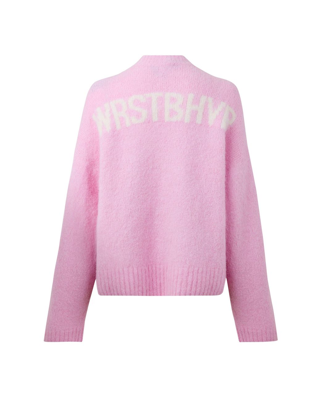 WRSTBHVR Pink Crew Neck Jumper