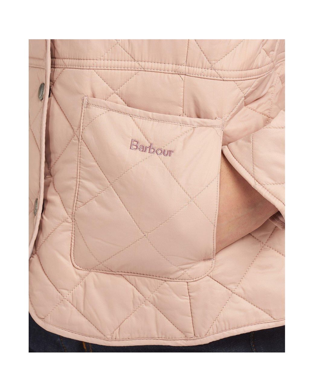 Barbour Pink Deveron Jacket