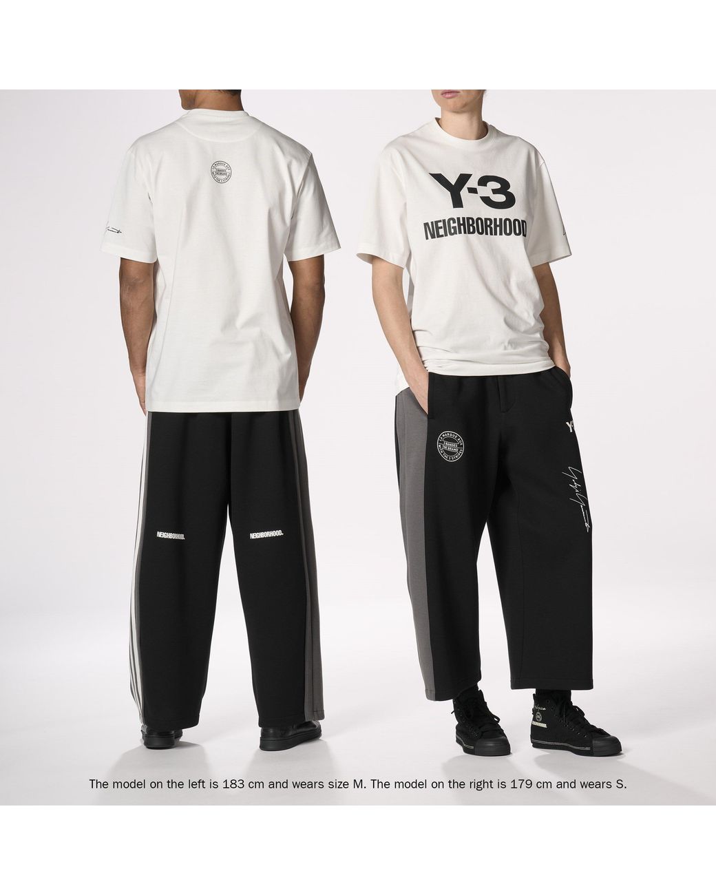 Y-3 White X Neighborhood Logo T-Shirt for men