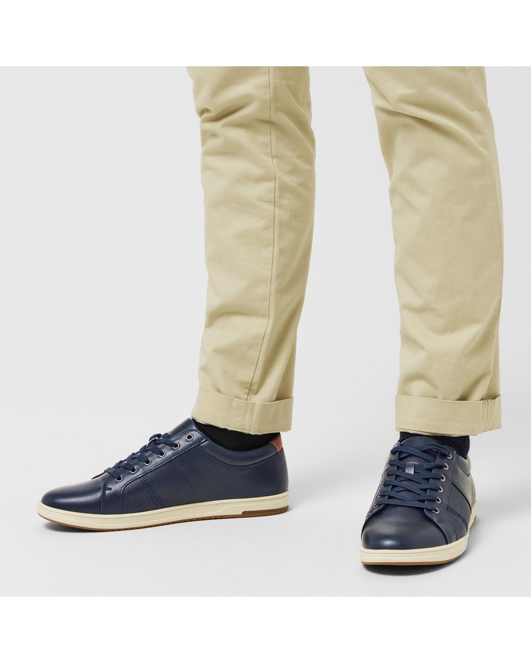Dune Blue Tezzy Low-Top Trainers for men